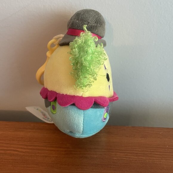 Squishmallows Resul Blacklight Clown Clip Plush - Picture 4 of 8